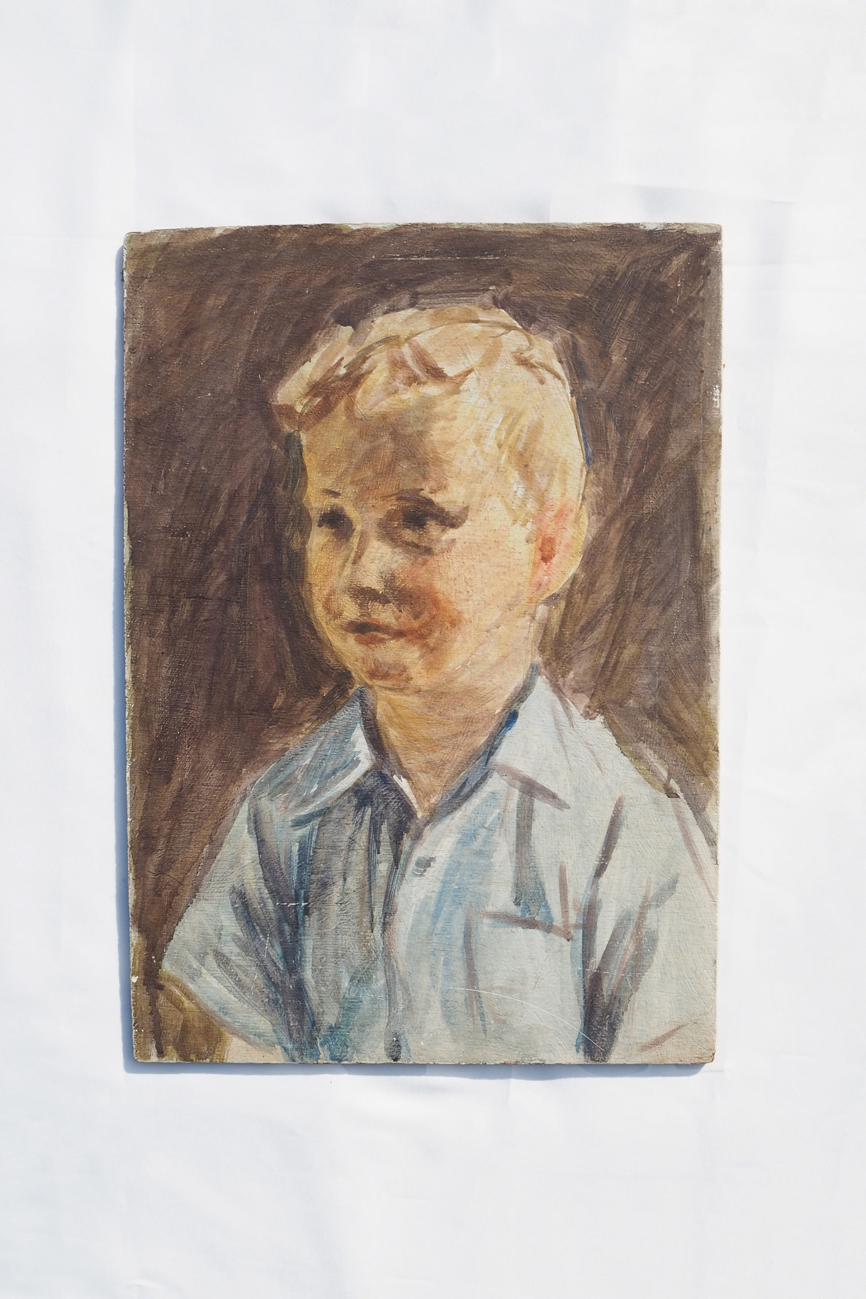 Vintage Watercolour of a Boy