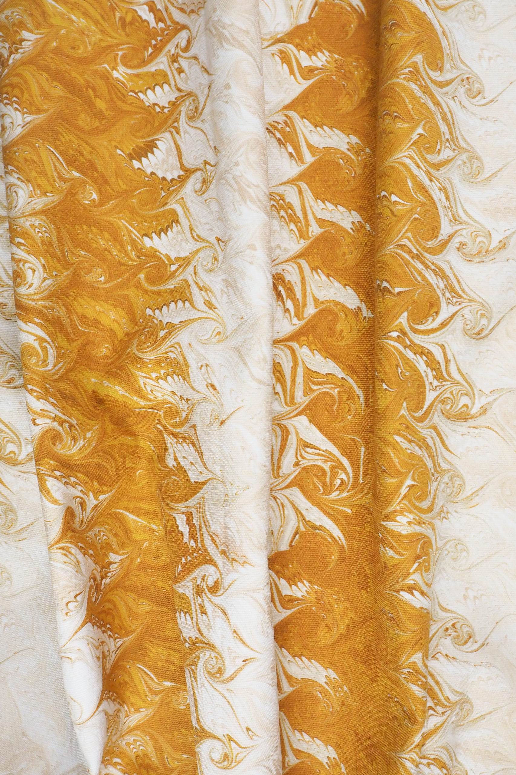 Azure Main Gold Fabric