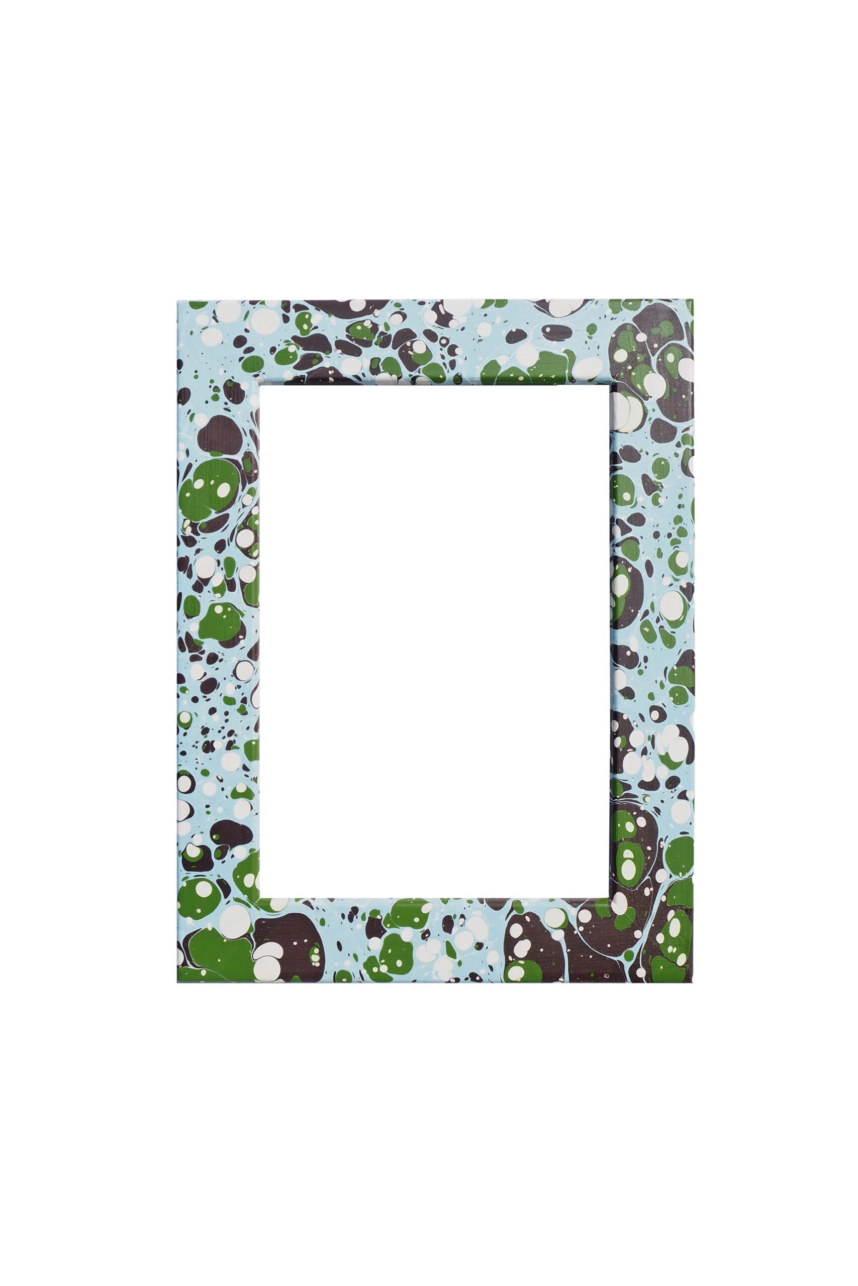Hand Marbled Glacier A5 Frame by Wildmore Hand marbled frame