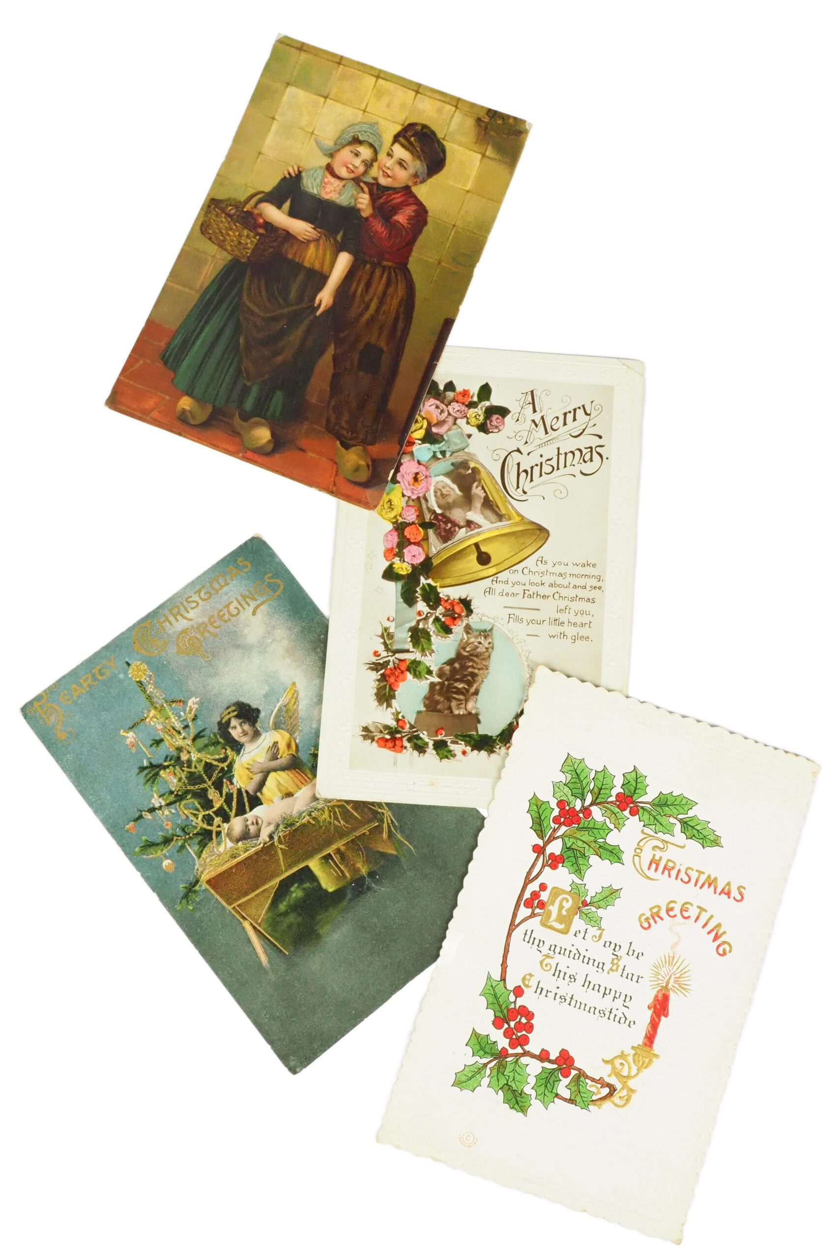 Original Antique Christmas Postcard