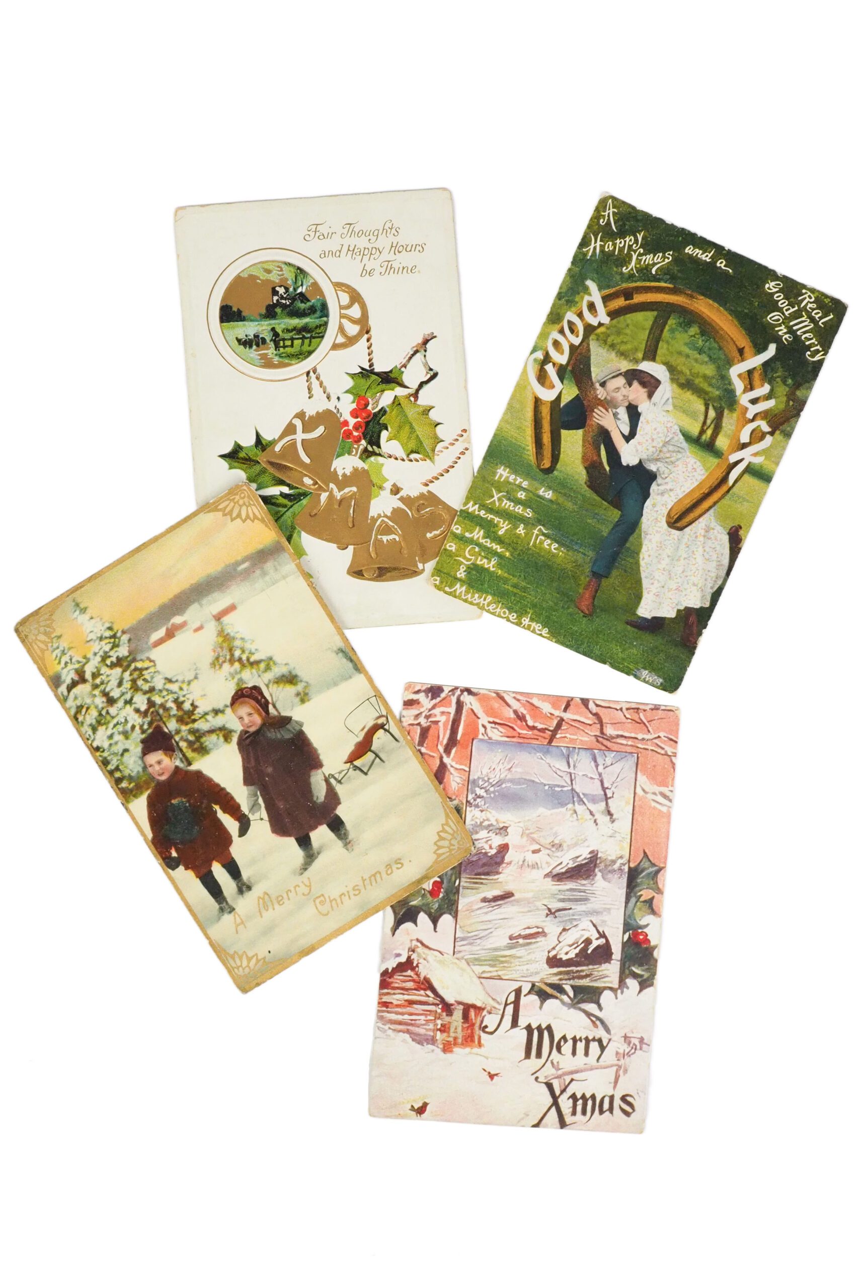 Original Antique Christmas Postcard