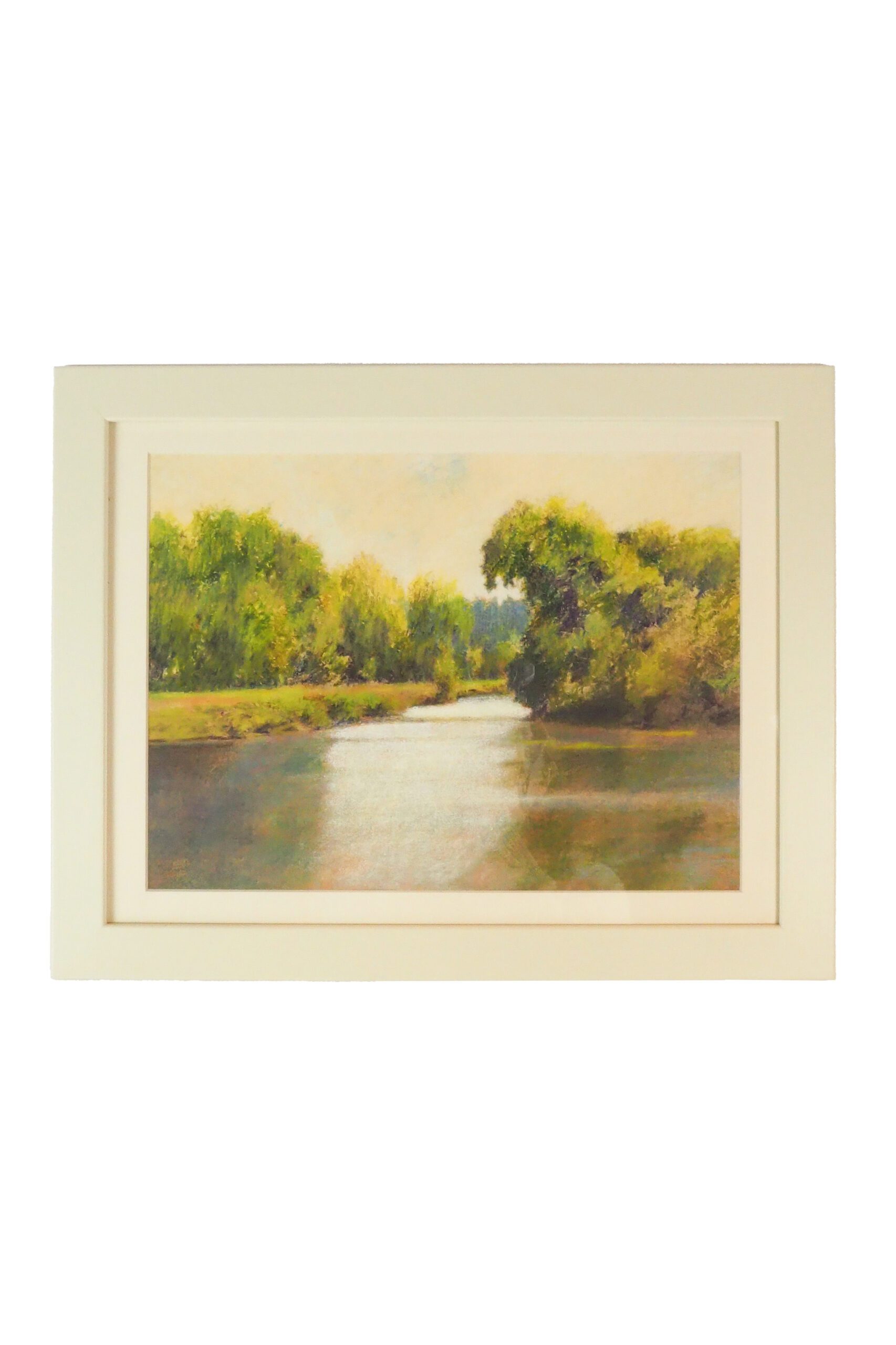 Framed Lake Landscape