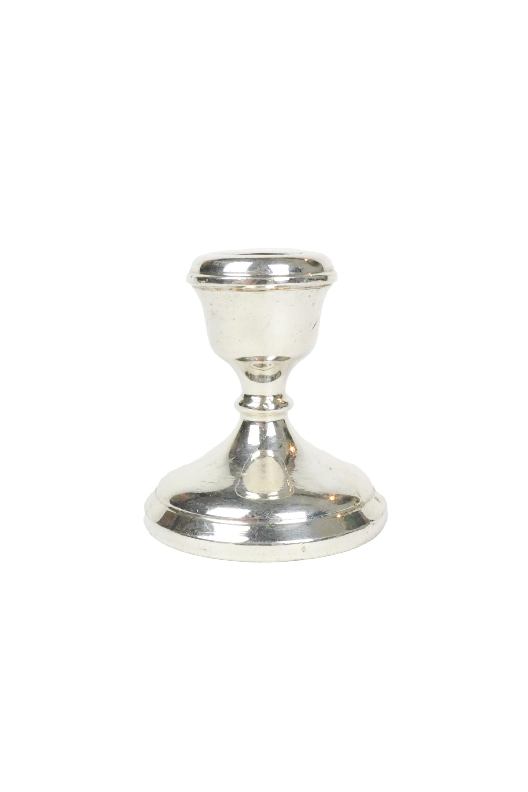 1924 Antique Sterling Silver Candlestick