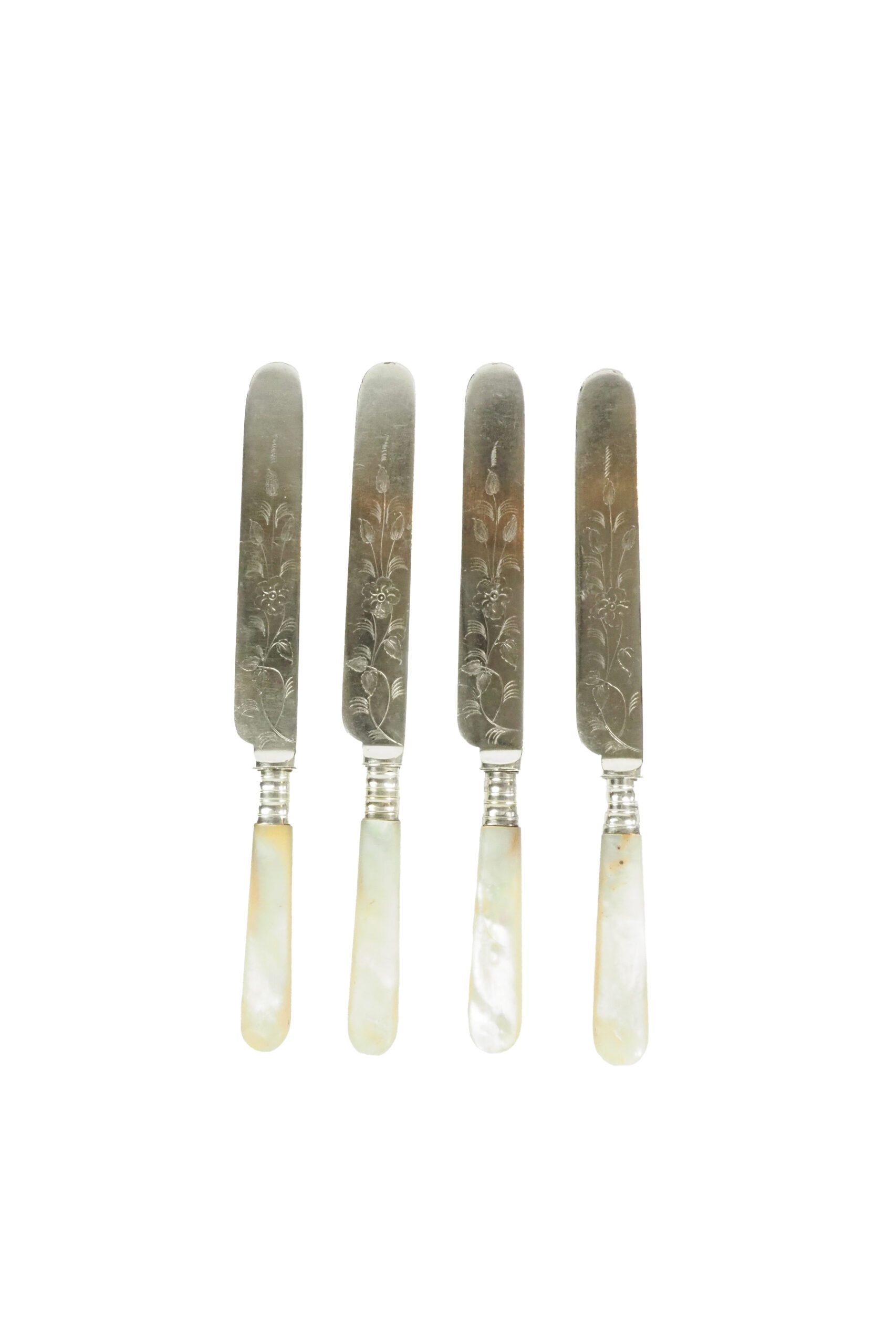 Antique Silver Plate Knives