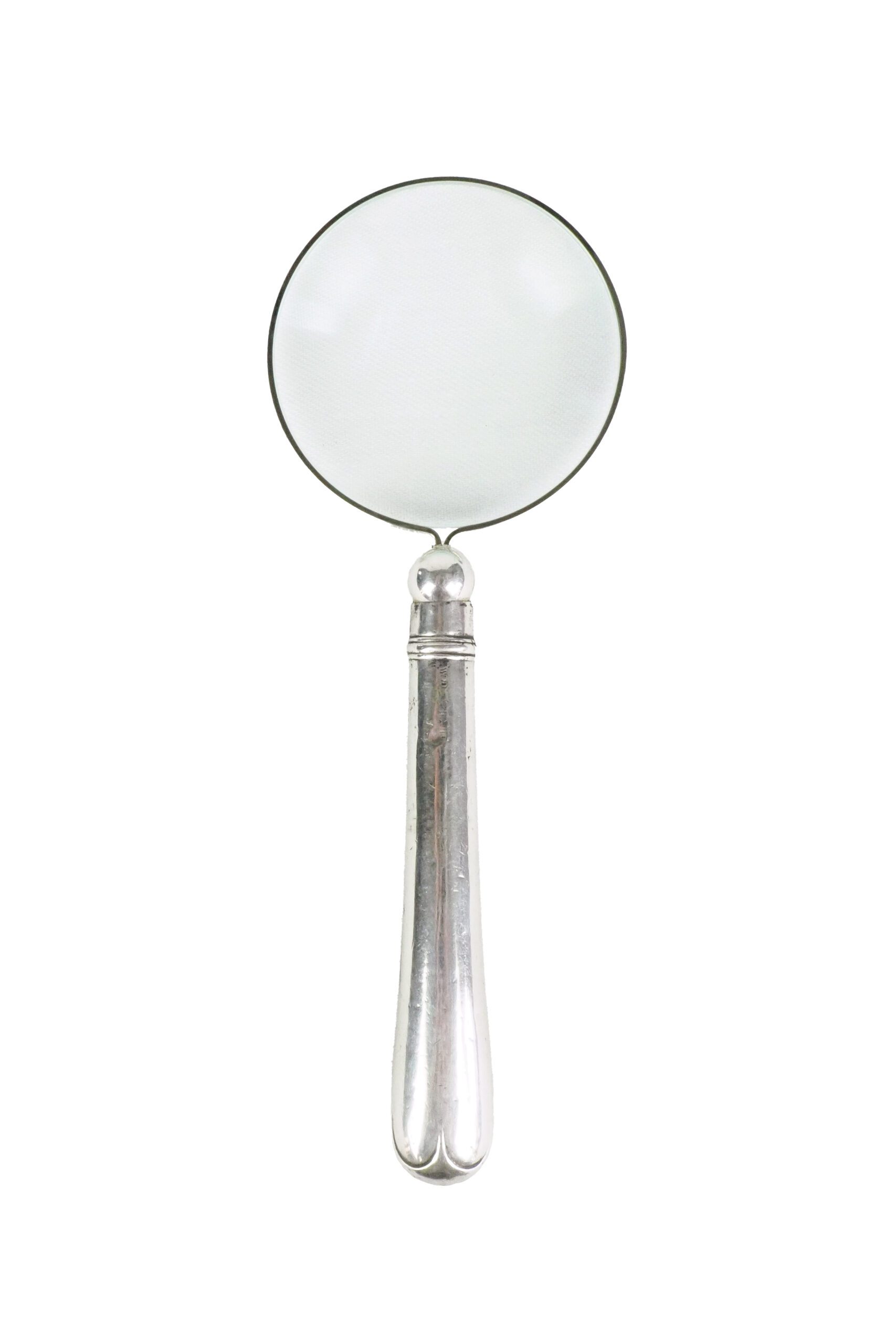 Victorian Sterling Silver Magnifying Glass