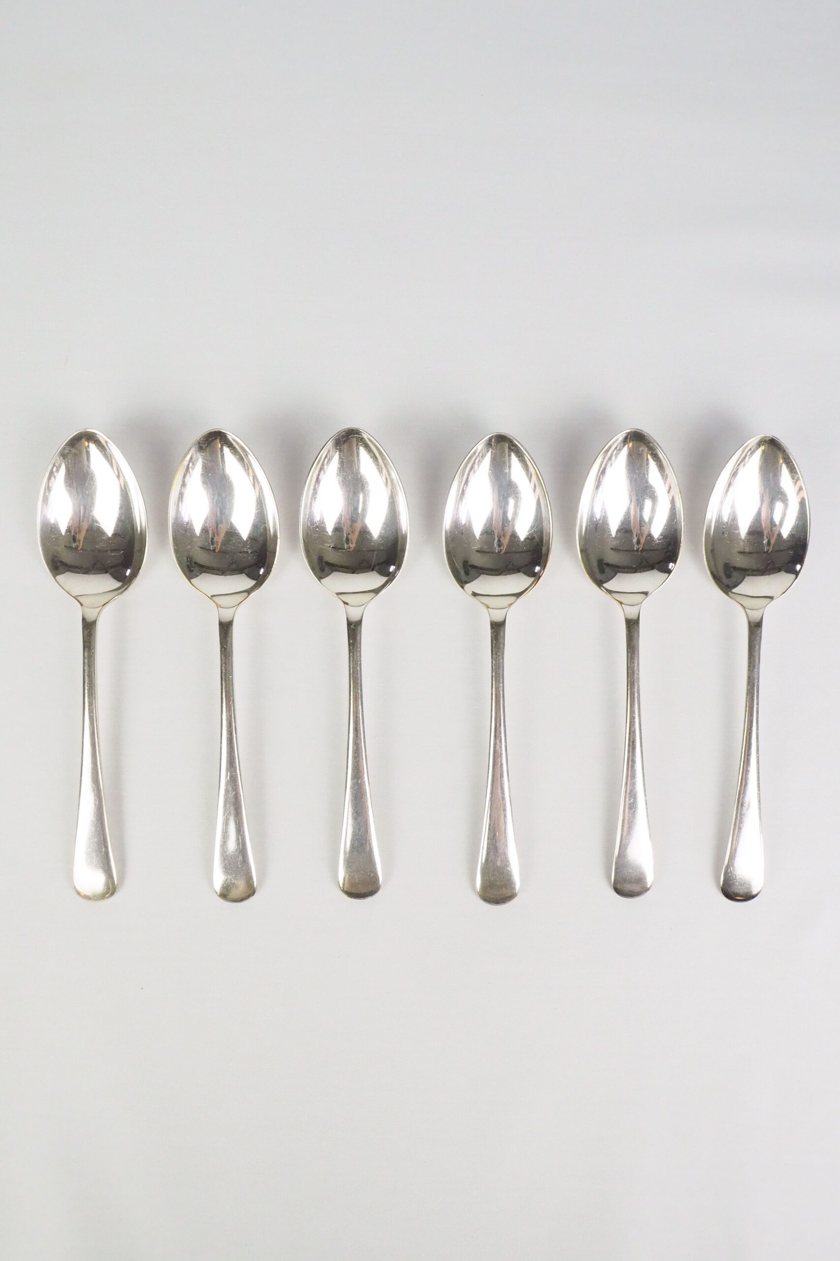 6 Vintage Silver Plate Spoons with a wonderful patina to the silver plate perfect for your tablescape. Sourced exclusively for Wildmore