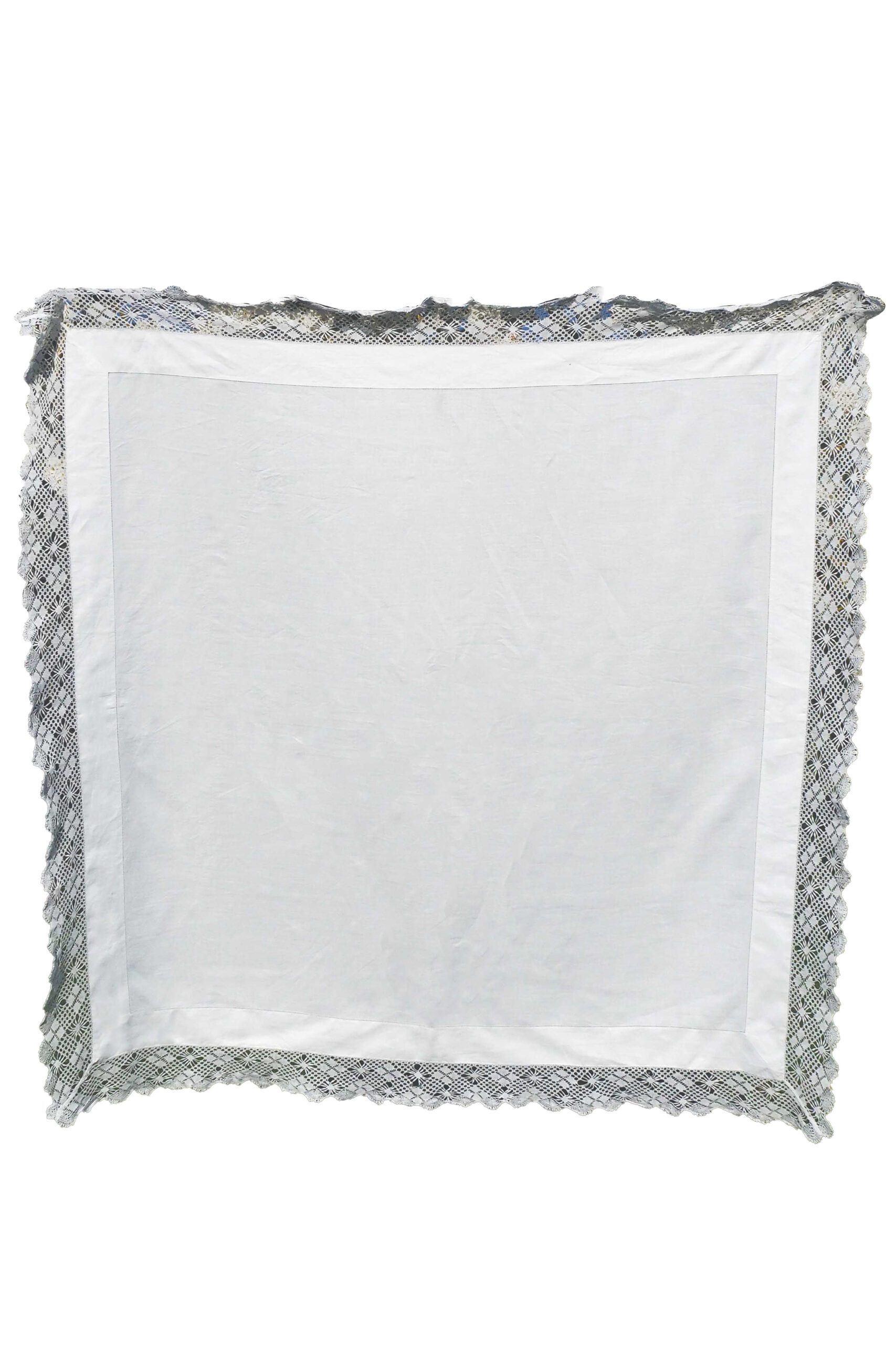 Antique Linen Lace Tablecloth sourced for Wildmore.