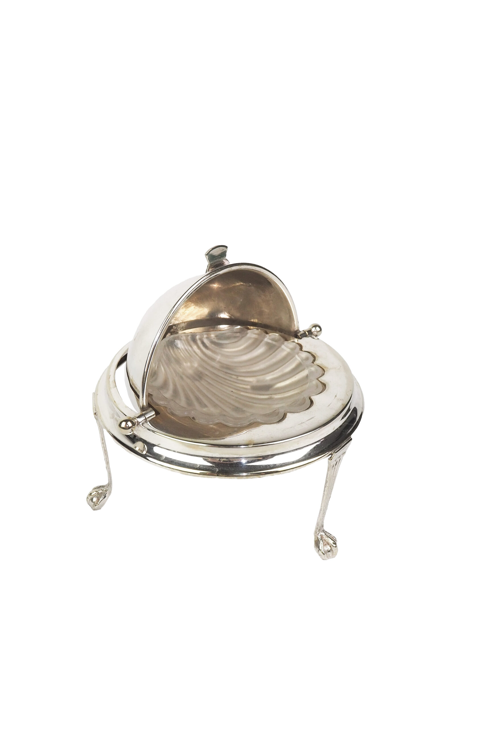 Vintage Silver Plate Shell Dish