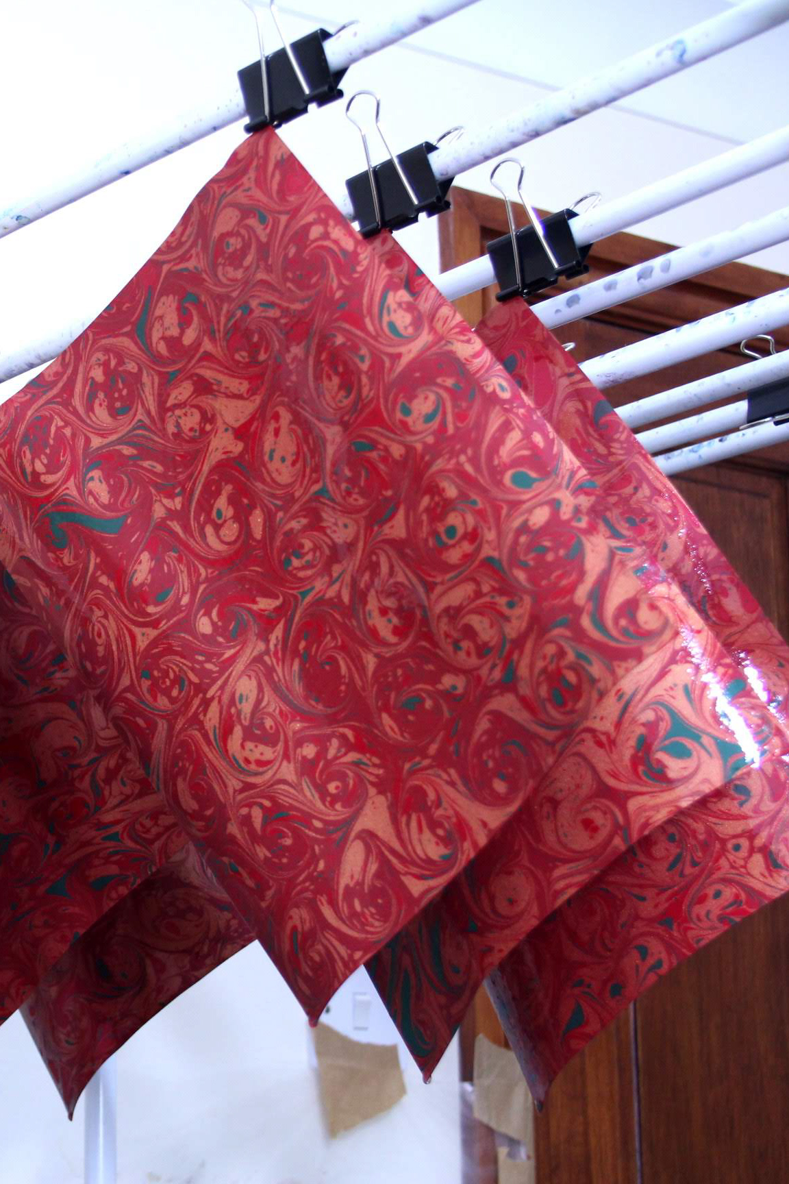 Wildmore Workshops Hand Marbled Paper