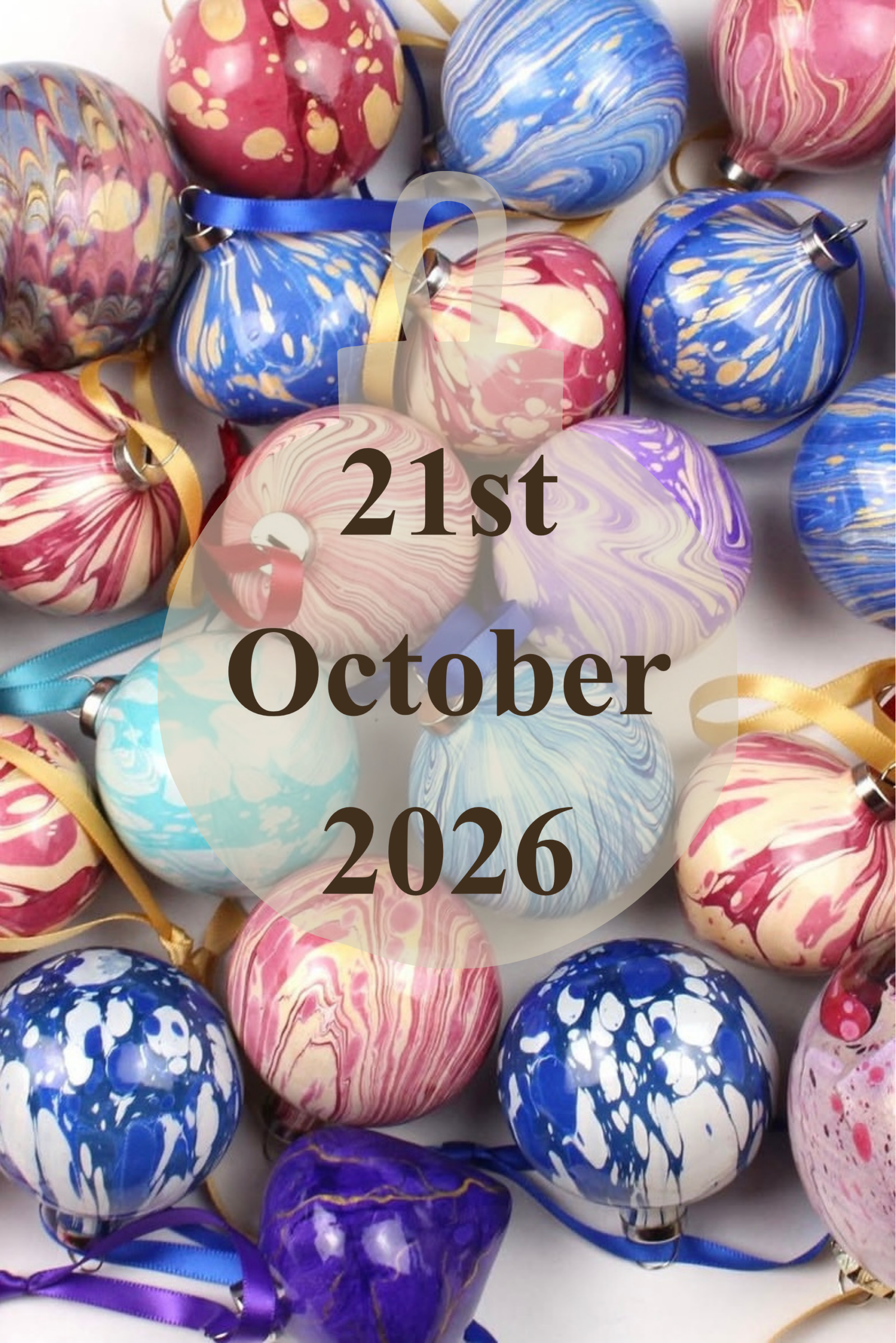 Marbled Baubles Workshop 21.10.26