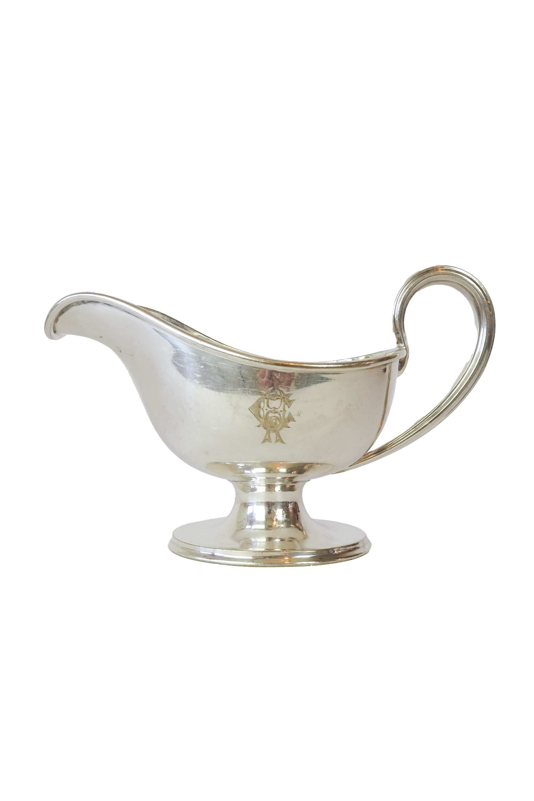 Antique Silver Plate Gravy Boat