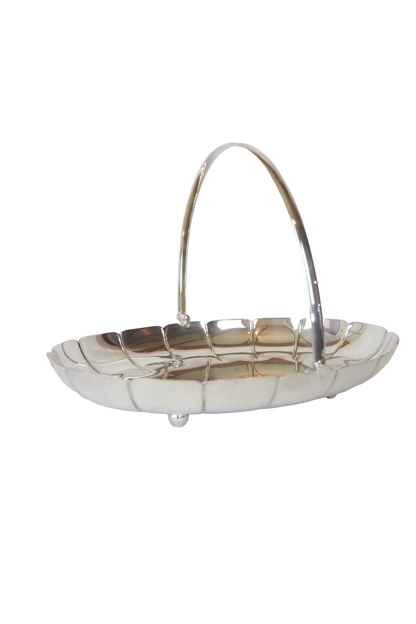 Vintage Silver Plate Serving Basket sourced by Wildmore