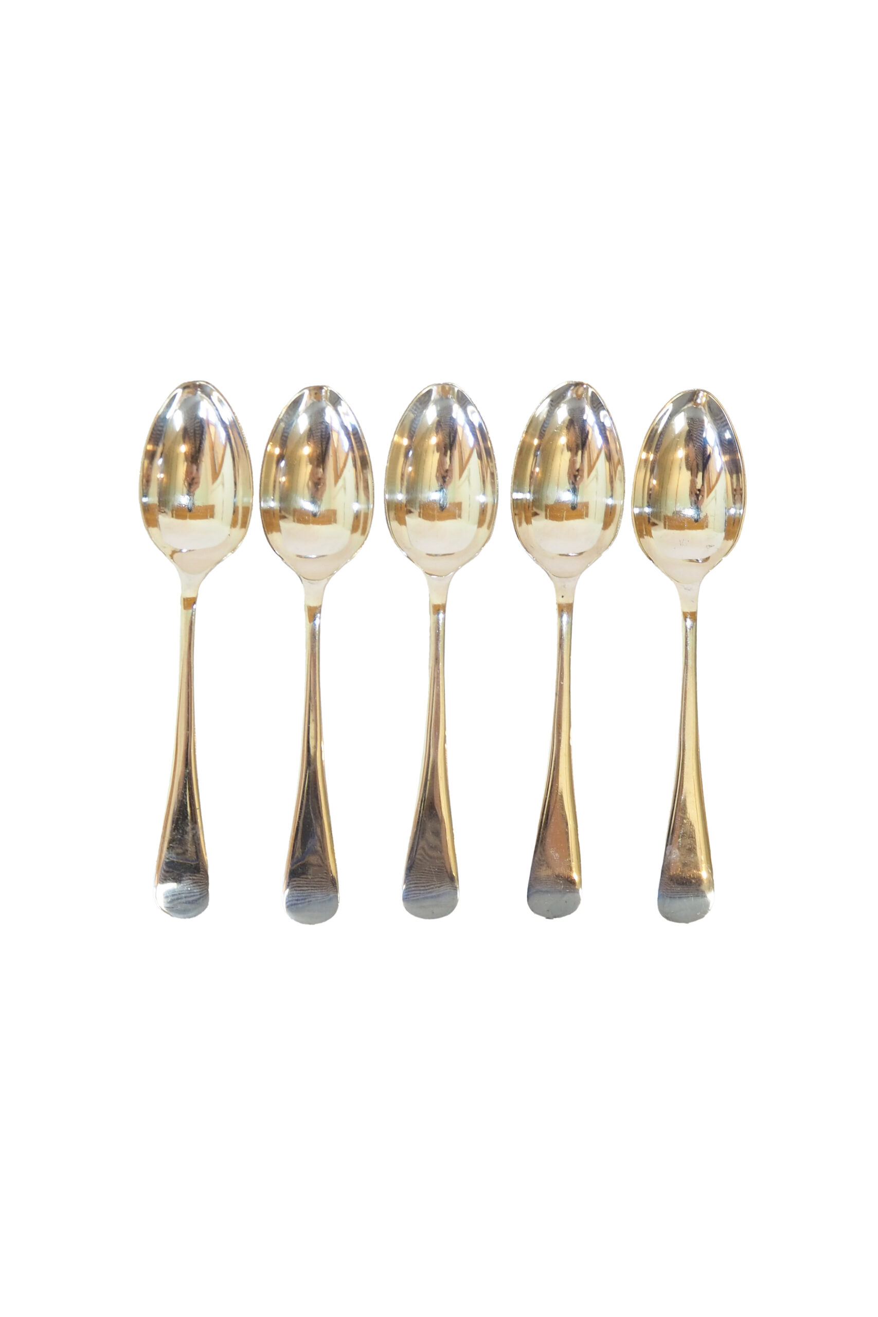 5 Antique Silver Plate Teaspoons
